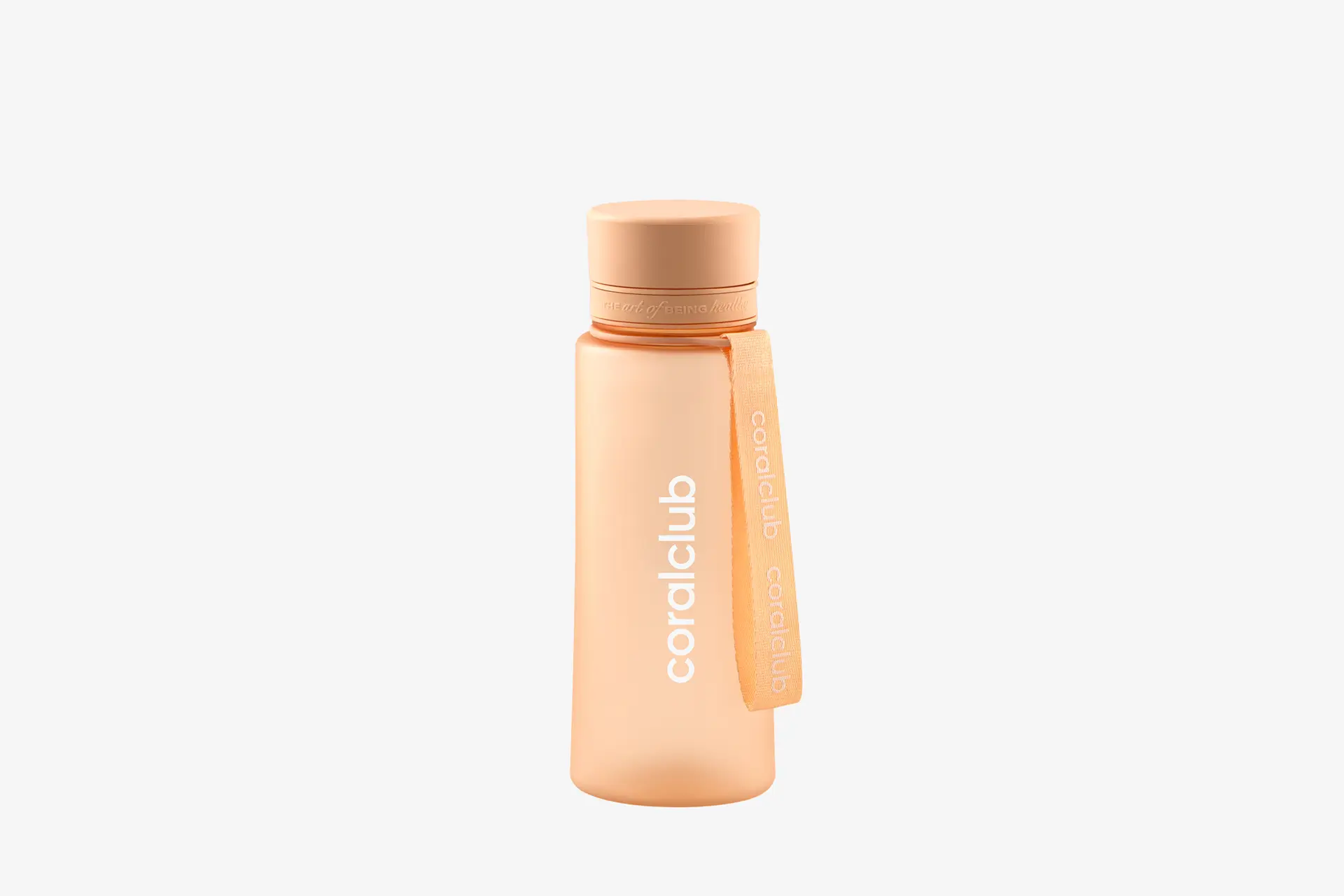 Coralclub პლასტმასის ბოთლი, კრემისფერი